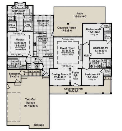 Main Floor for House Plan #348-00229