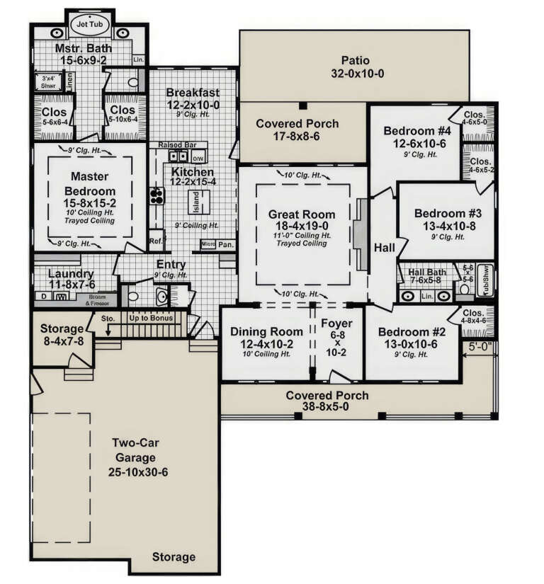 House Plan House Plan #16419 Drawing 1