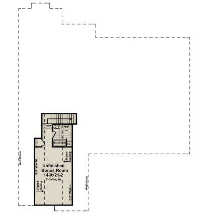 Bonus Room for House Plan #348-00229