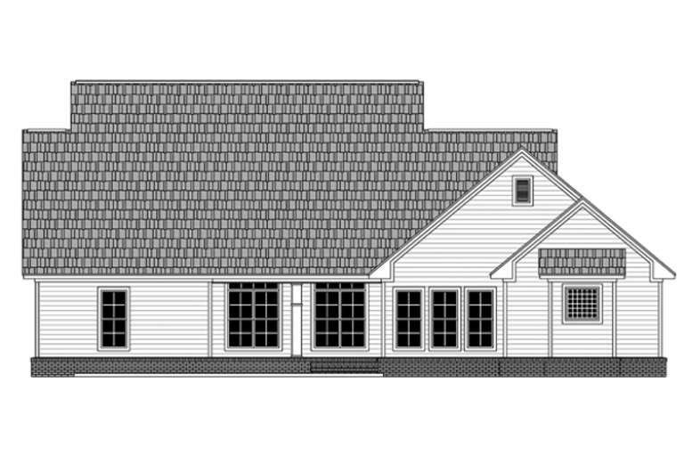 Farmhouse House Plan #348-00230 Elevation Photo