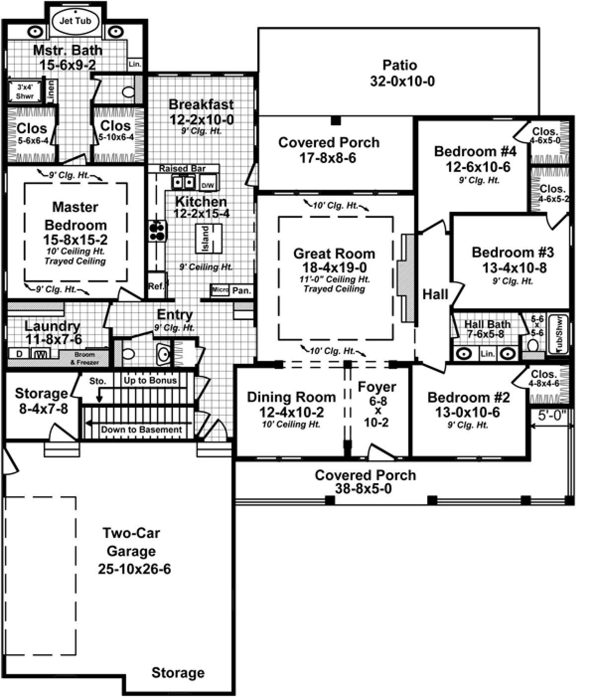 Main Floor for House Plan #348-00230