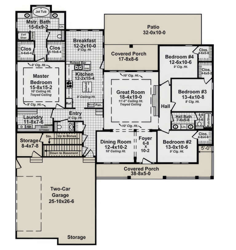 House Plan House Plan #16420 Drawing 1
