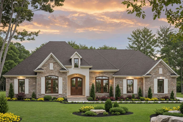 House Plan House Plan #16421 Front Elevation