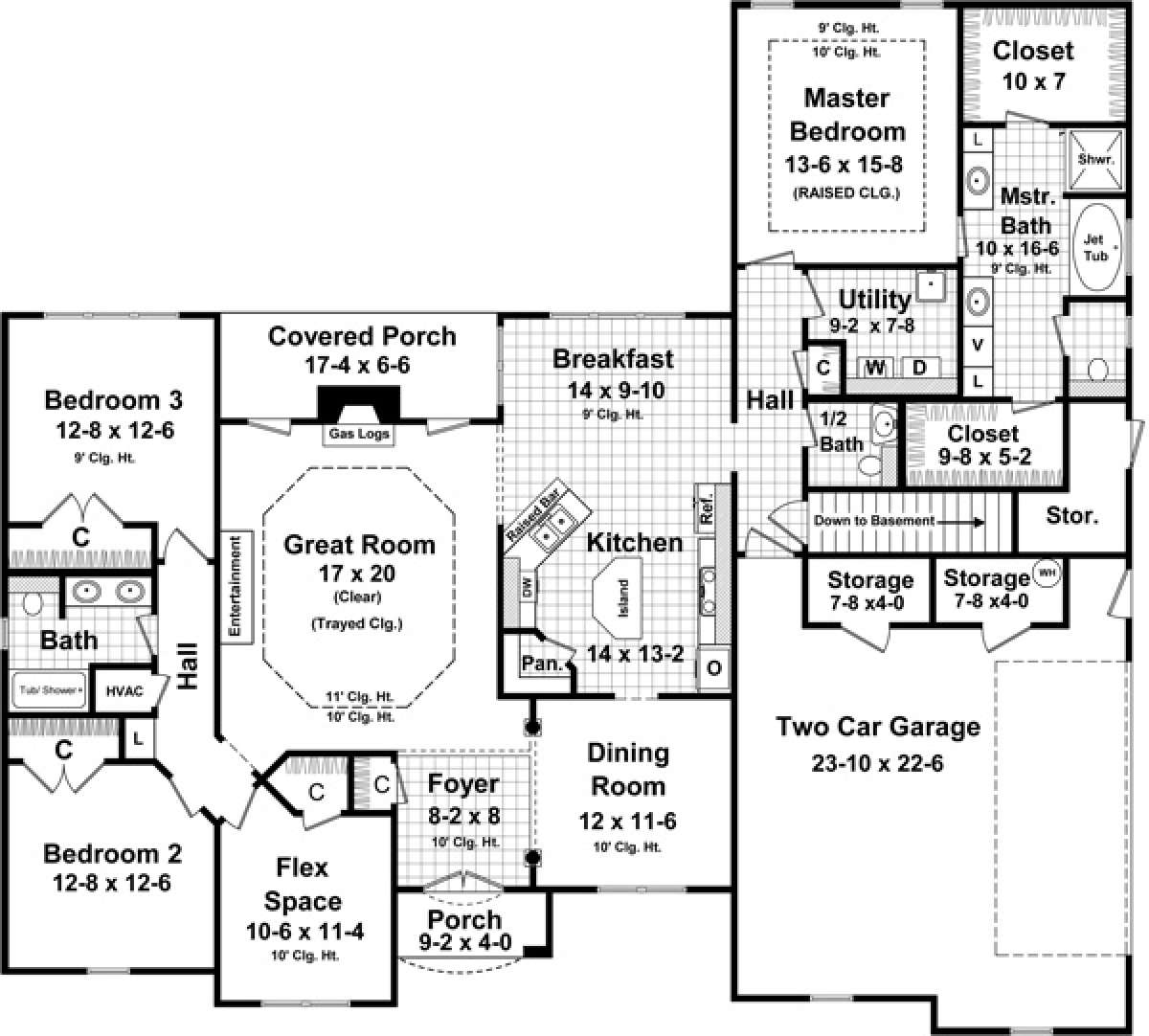 Main Floor for House Plan #348-00231