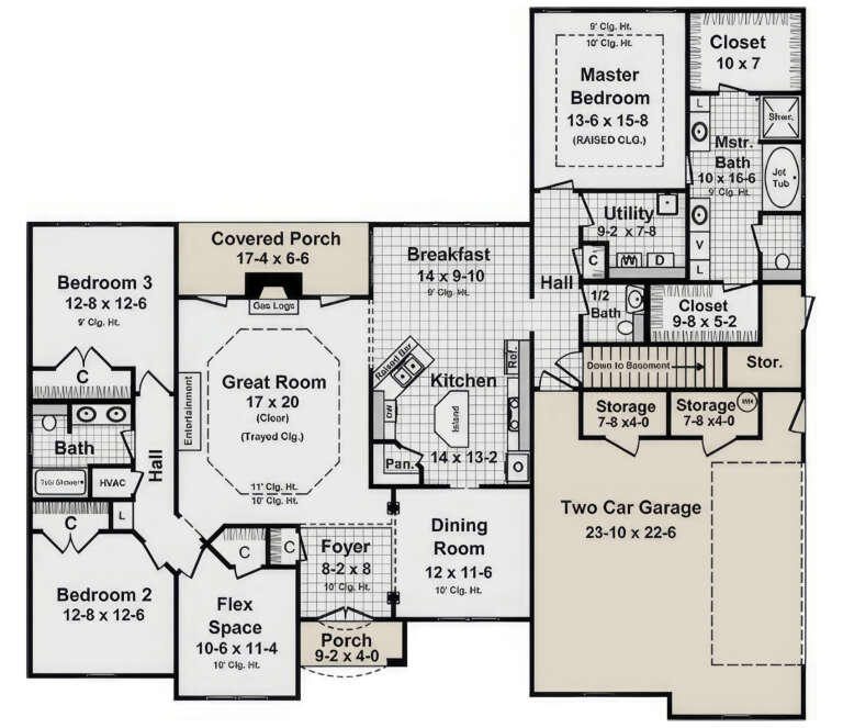House Plan House Plan #16421 Drawing 1