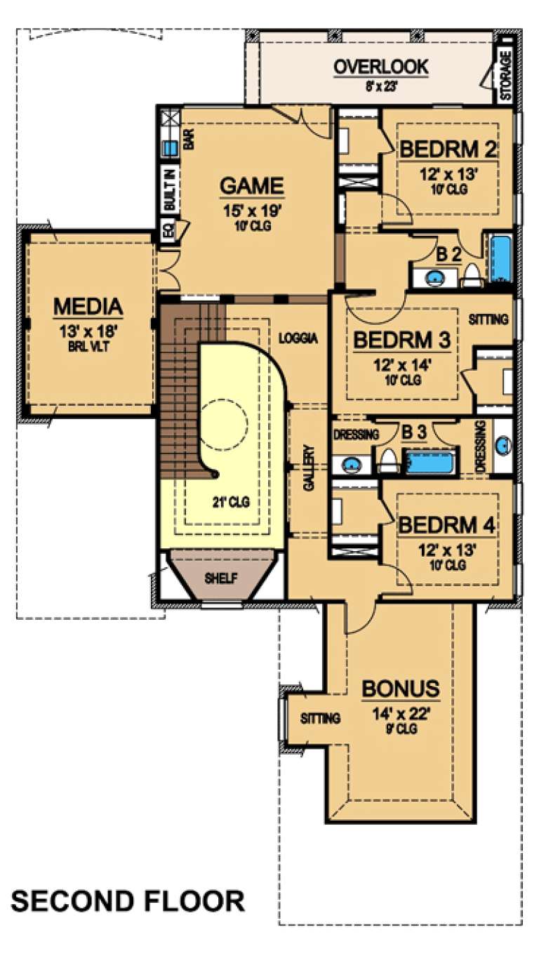 House Plan House Plan #16422 Drawing 2
