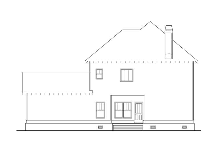 Craftsman House Plan #009-00211 Elevation Photo