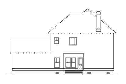 Country House Plan #009-00212 Elevation Photo