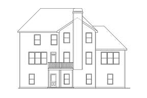 Country House Plan #009-00214 Elevation Photo