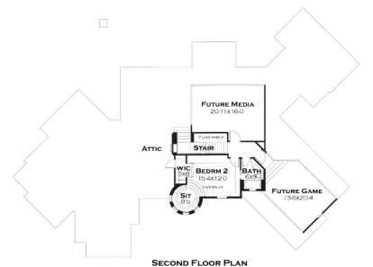 Floorplan 2 for House Plan #9401-00083