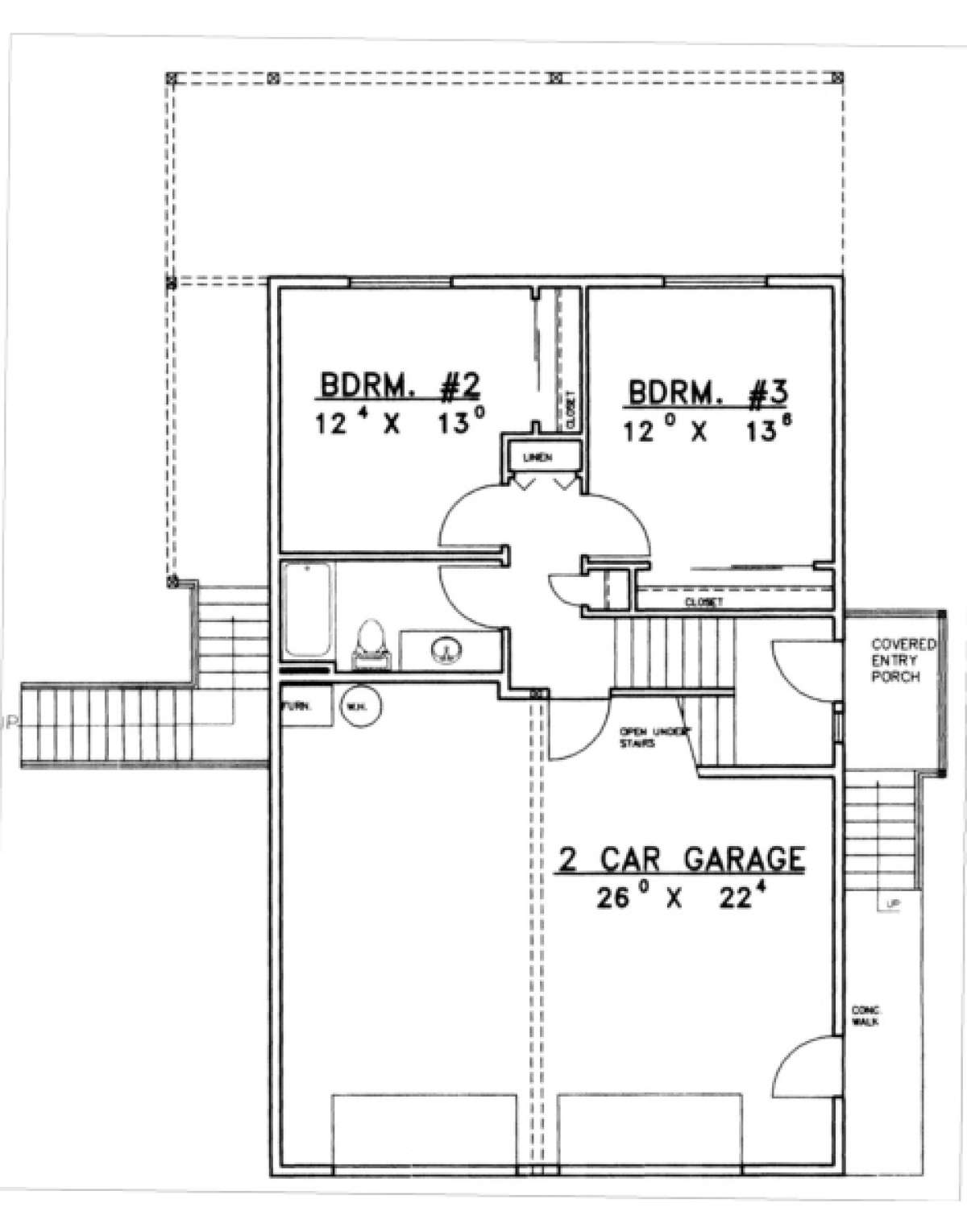 First Floor for House Plan #039-00314