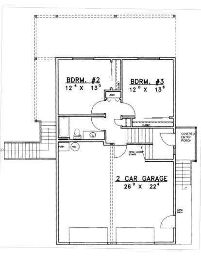 First Floor for House Plan #039-00314