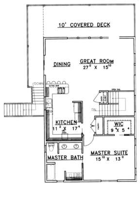 Second Floor for House Plan #039-00314