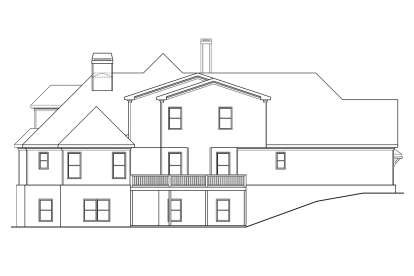 Craftsman House Plan #009-00217 Elevation Photo