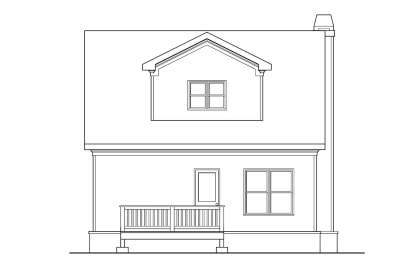 Bungalow House Plan #009-00218 Elevation Photo