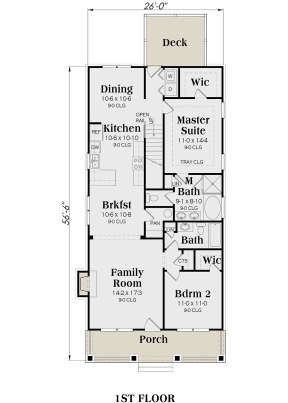 Main Floor for House Plan #009-00218