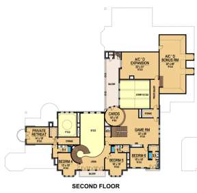 Floorplan 2 for House Plan #5445-00121