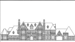 European House Plan #5445-00121 Additional Photo