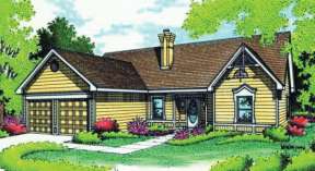 Traditional House Plan #048-00066 Elevation Photo