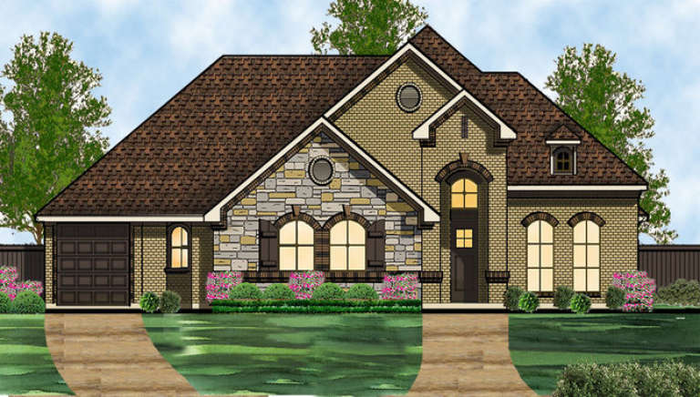 House Plan House Plan #16442 Front Elevation