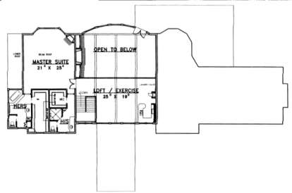 Second Floor for House Plan #039-00315