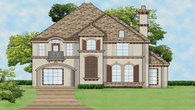 House Plan House Plan #16451 Front Elevation