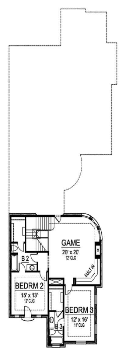 Floorplan 2 for House Plan #5445-00133