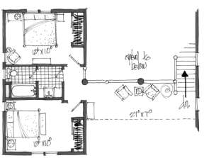 Floorplan 2 for House Plan #1907-00001