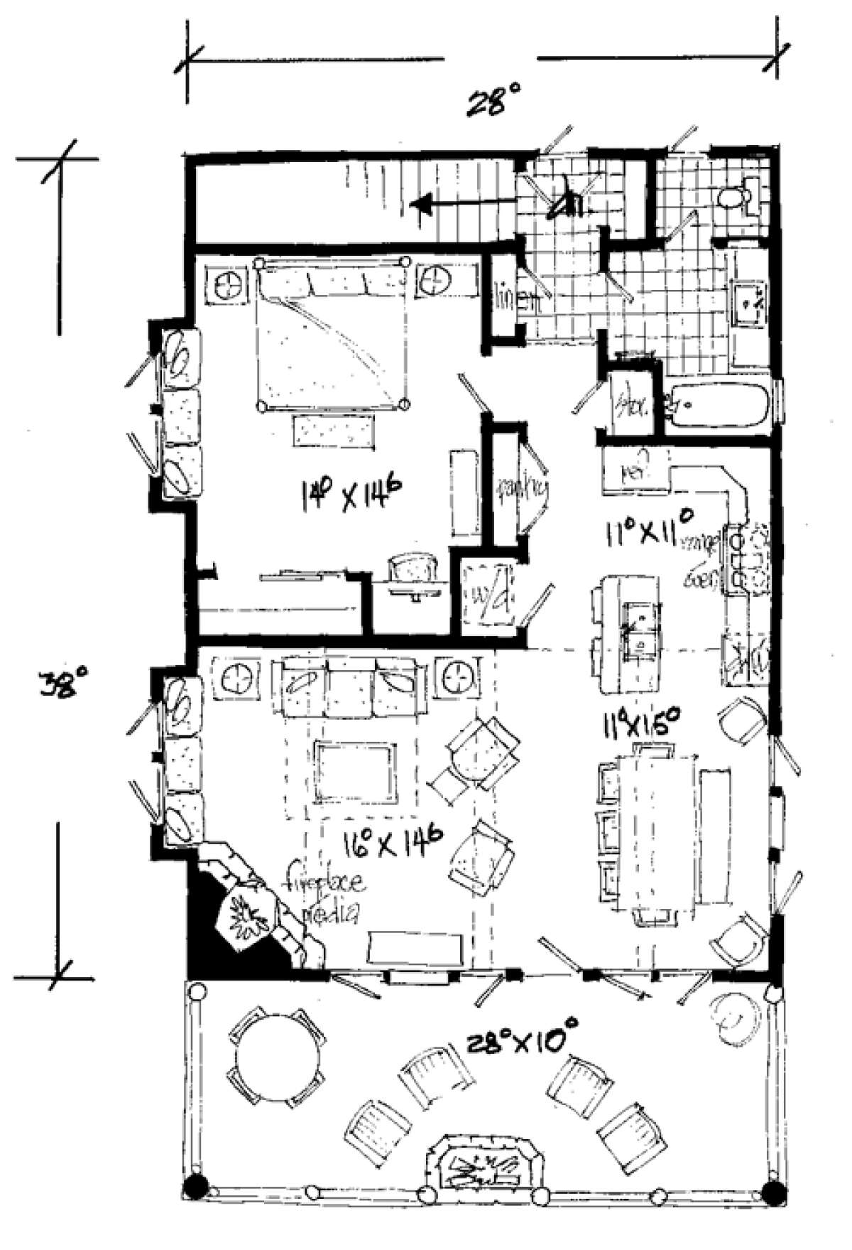 Floorplan 2 for House Plan #1907-00003