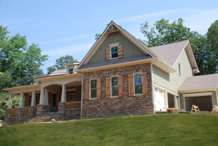Country House Plan #009-00223 Elevation Photo