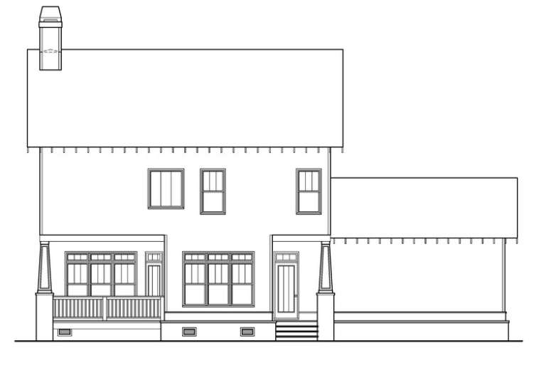 Craftsman House Plan #009-00225 Elevation Photo