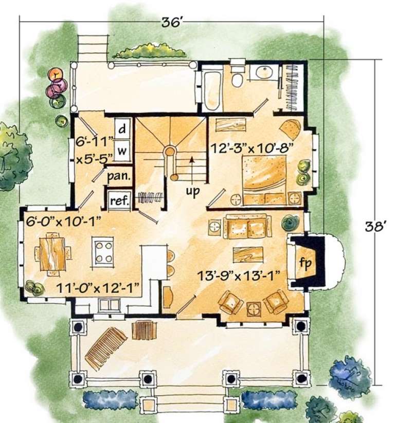 House Plan House Plan #16462 Drawing 1