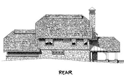 Mountain Rustic House Plan #1907-00006 Additional Photo