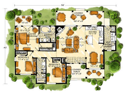 Main Floor  for House Plan #1907-00007