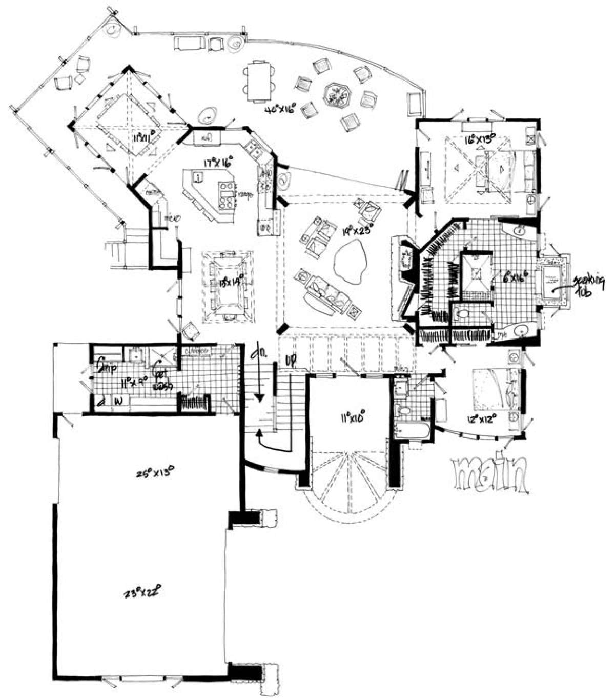 Floorplan 1 for House Plan #1907-00011