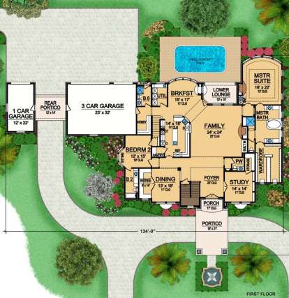 House Plan House Plan #16469 Drawing 1