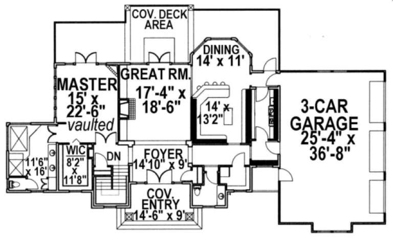 House Plan House Plan #1647 Drawing 2