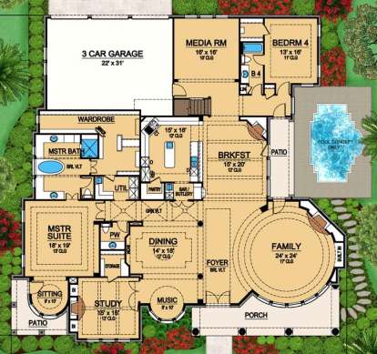 House Plan House Plan #16472 Drawing 1