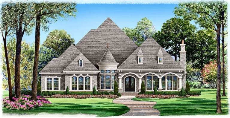 House Plan House Plan #16473 Front Elevation