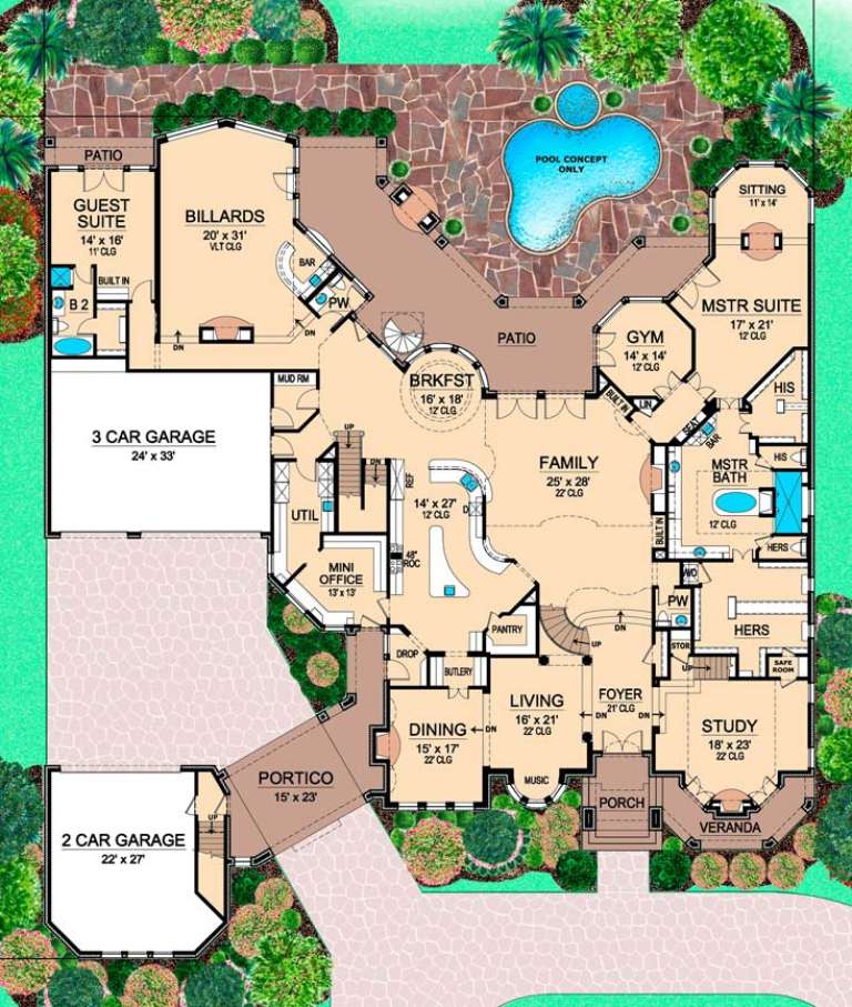 House Plan House Plan #16476 Drawing 1
