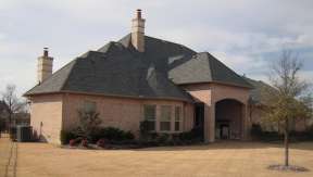 Luxury House Plan #5445-00145 Elevation Photo