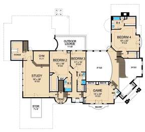 Floorplan 2 for House Plan #5445-00146