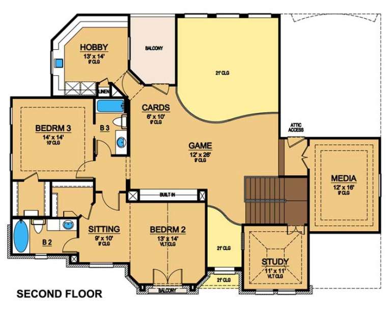 House Plan House Plan #16483 Drawing 2