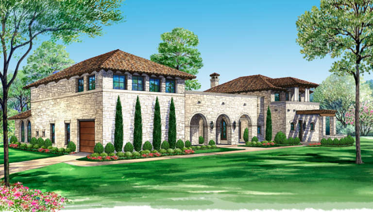 House Plan House Plan #16484 Front Elevation