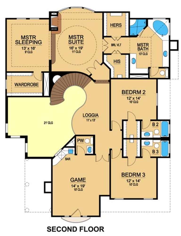 House Plan House Plan #16489 Drawing 2