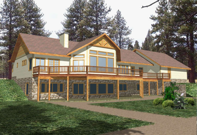 Northwest House Plan #039-00319 Elevation Photo