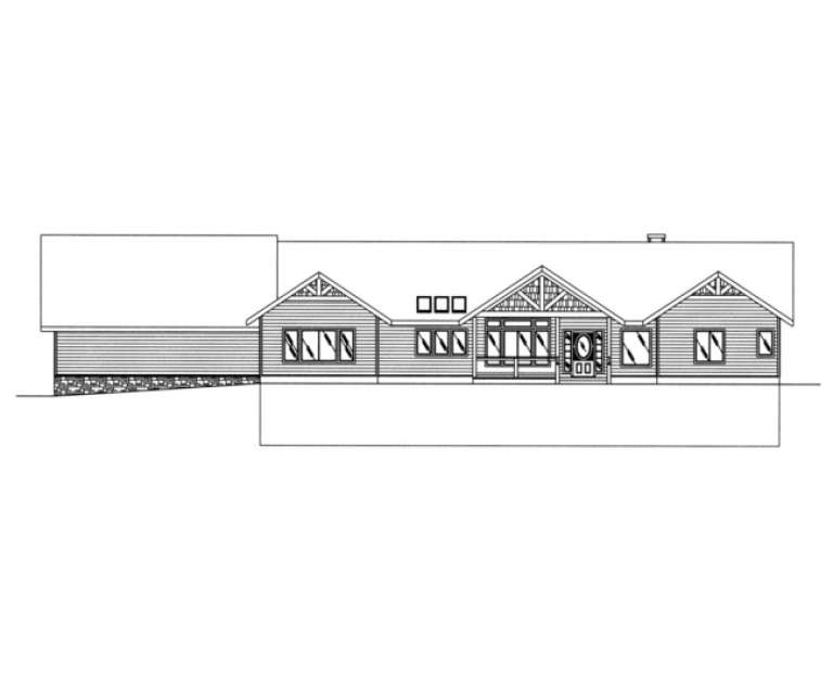 Northwest House Plan #039-00319 Elevation Photo