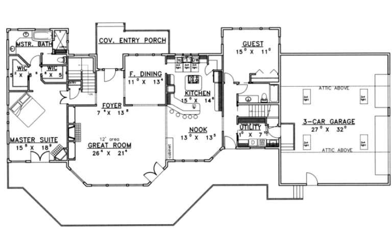 House Plan House Plan #1649 Drawing 2