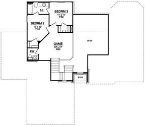 Floorplan 2 for House Plan #5445-00159
