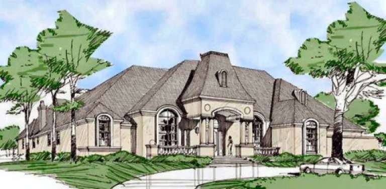 House Plan House Plan #16493 Front Rendering
